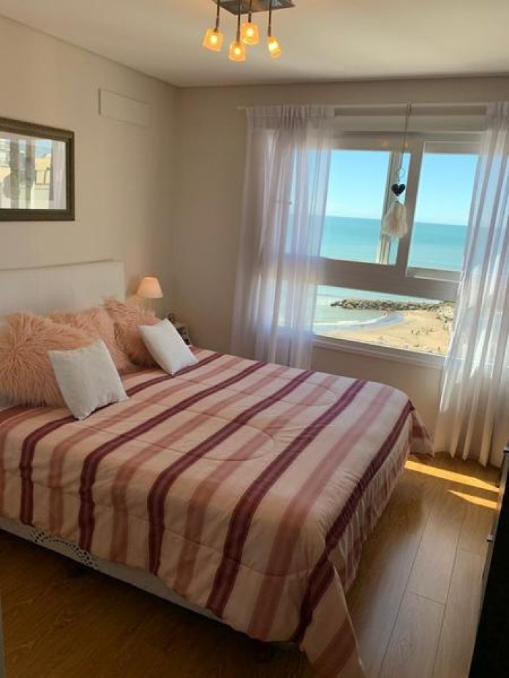 Semipiso de  3 amb . con cochera de categoria, con vista al mar. Edificio Cronos XVII