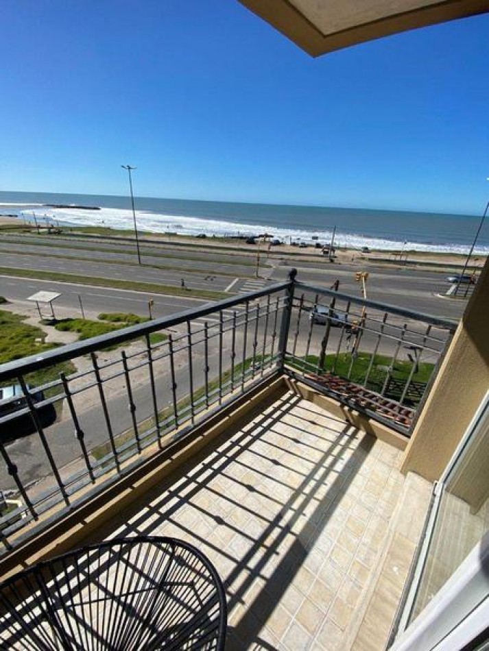 Semipiso de 2 ambientes a estrenar con vista al mar. Zona norte