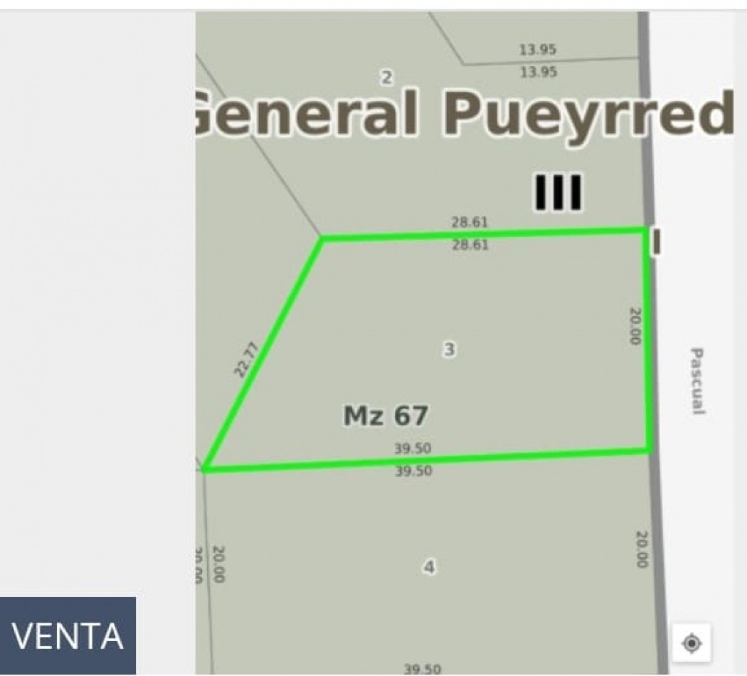 Gran lote de 680 m² con servicios y excelente orientacion- Sierra de los Padres