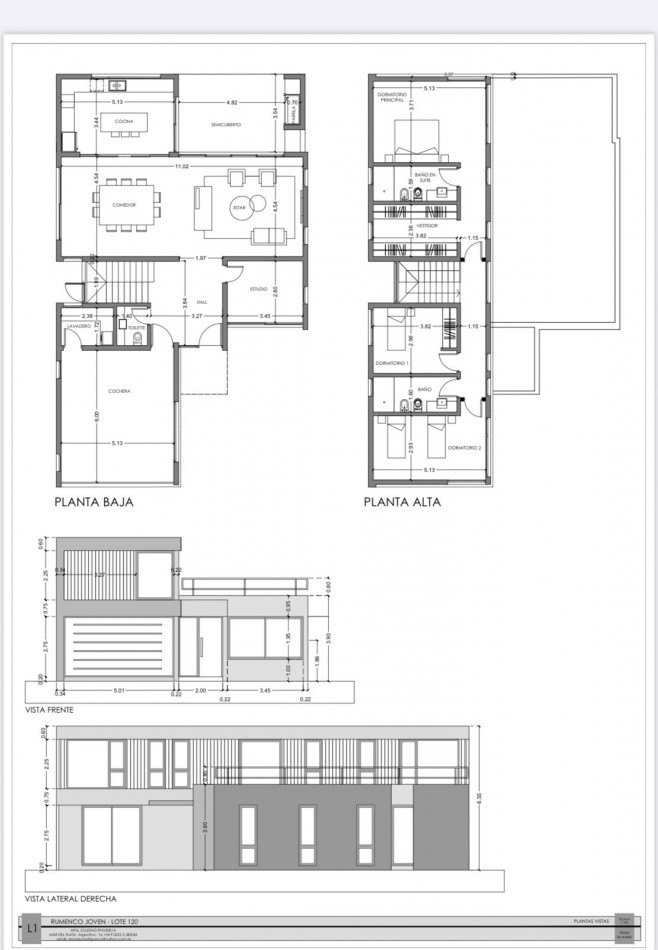 Casa a estrenar 5 ambientes con piscina 253 mt2 cub- Rumenco Joven