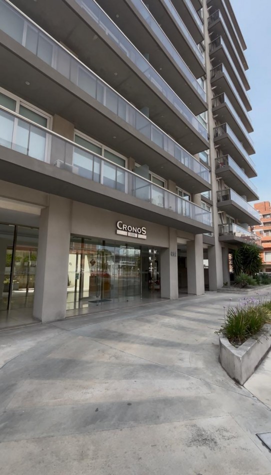 Departamento 2 ambientes de categoria con vista al mar, amoblado, cochera y baulera - Edificio Cronos