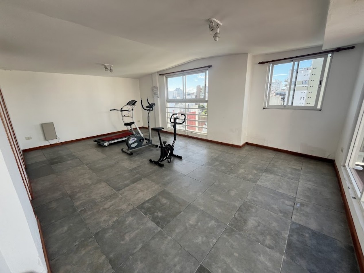 ALQUILER 24 MESES Moderno 2 ambientes con cochera-quincho-gimnasio -Plaza Mitre
