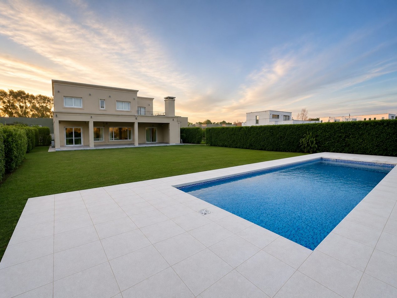 ALQUILER | Imponente casa de 5 ambientes con piscina y parque sobre lote de 1.000 m²