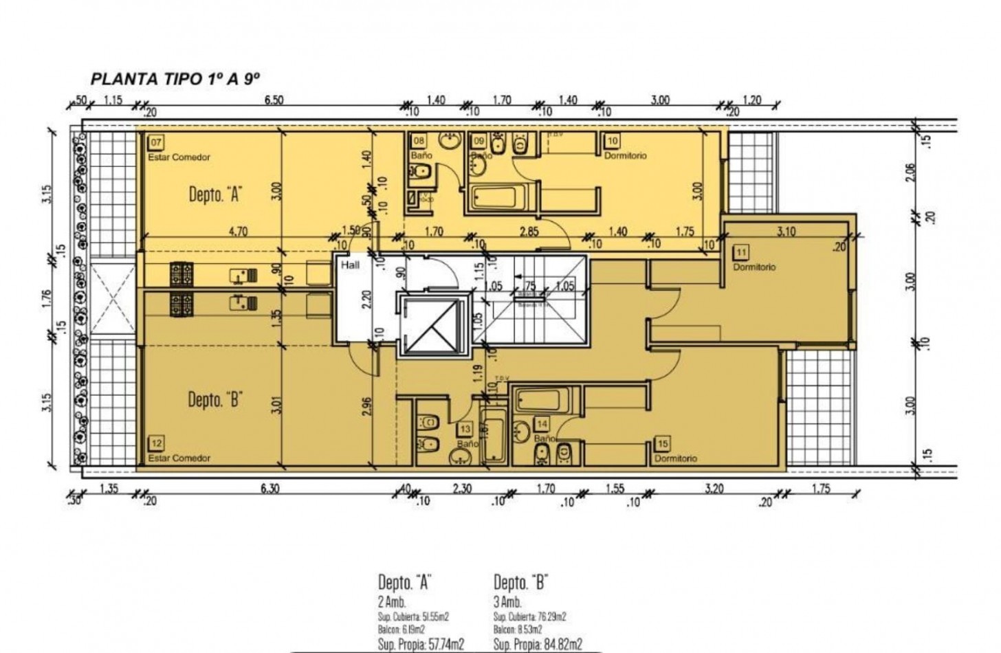 Weston Plaza Mitre | Venta en pozo - Departamento de 2 ambientes al frente
