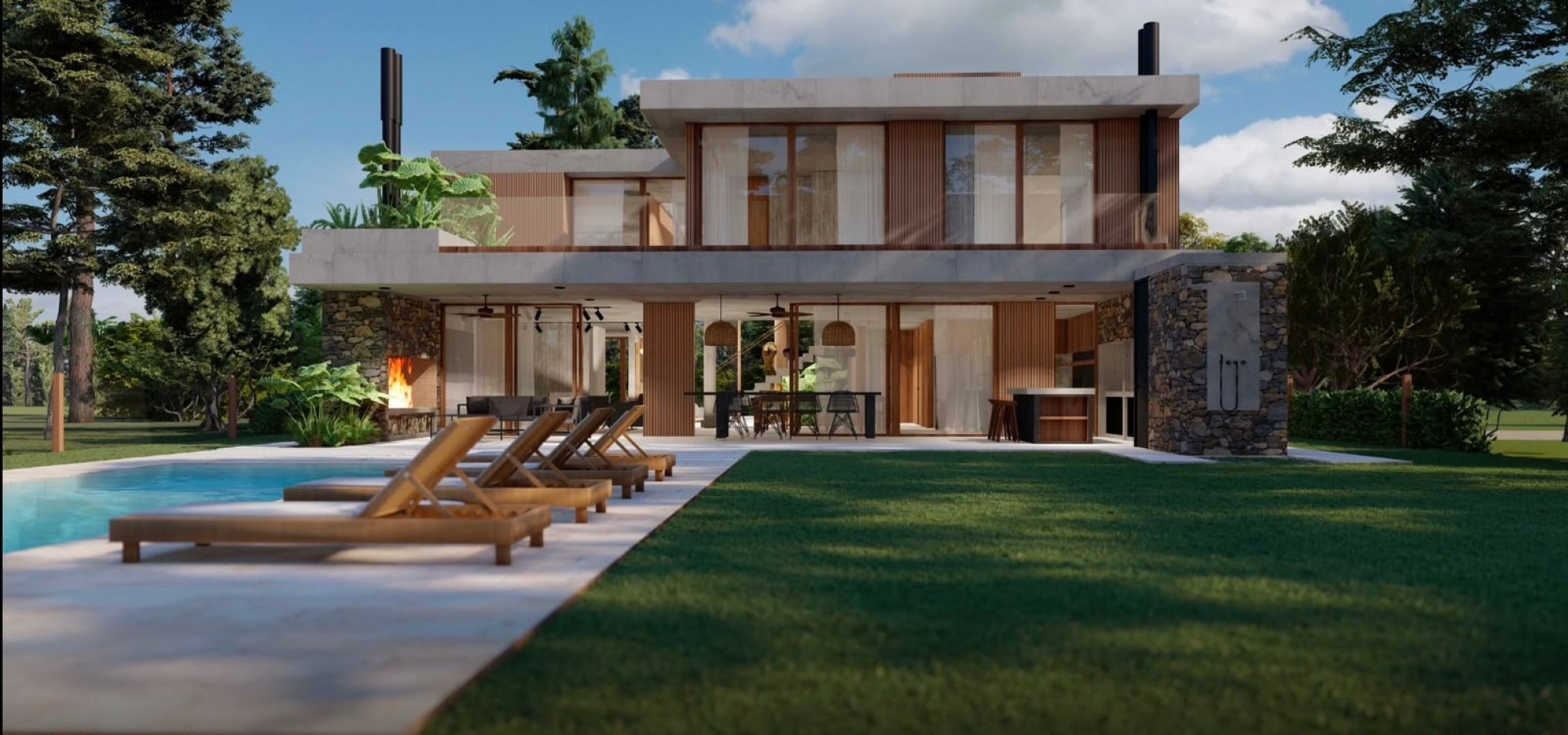 CASA 7 AMBIENTES DE DISEÑO EN PINAMAR NORTE ENTRE EL BOSQUE Y EL MAR
