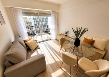 Departamento 2 ambientes -RECICLADO- AMOBLADO,-CON BALCON 