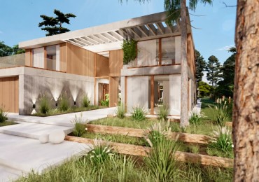 CASA 7 AMBIENTES DE DISEÑO EN PINAMAR NORTE ENTRE EL BOSQUE Y EL MAR